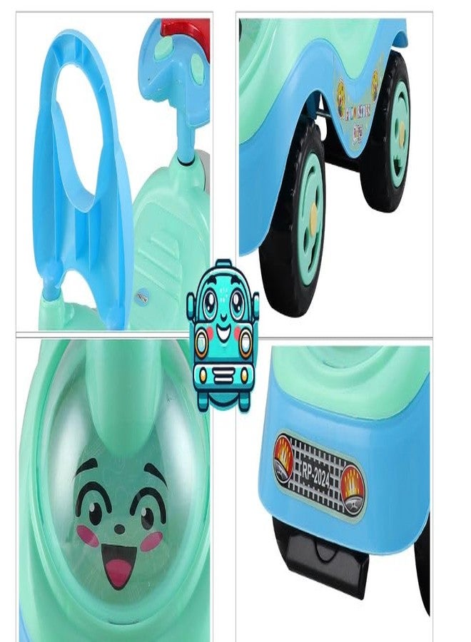 JoyRide Fun Rider Ride on & Car for Kids with Light,Music & Horn Steering, Push Car for Baby with Backrest, Safety Guard & Big Wheels, Ride on for Kids 1 to 3 Years Upto 25 Kgs (Blue) - Image 4